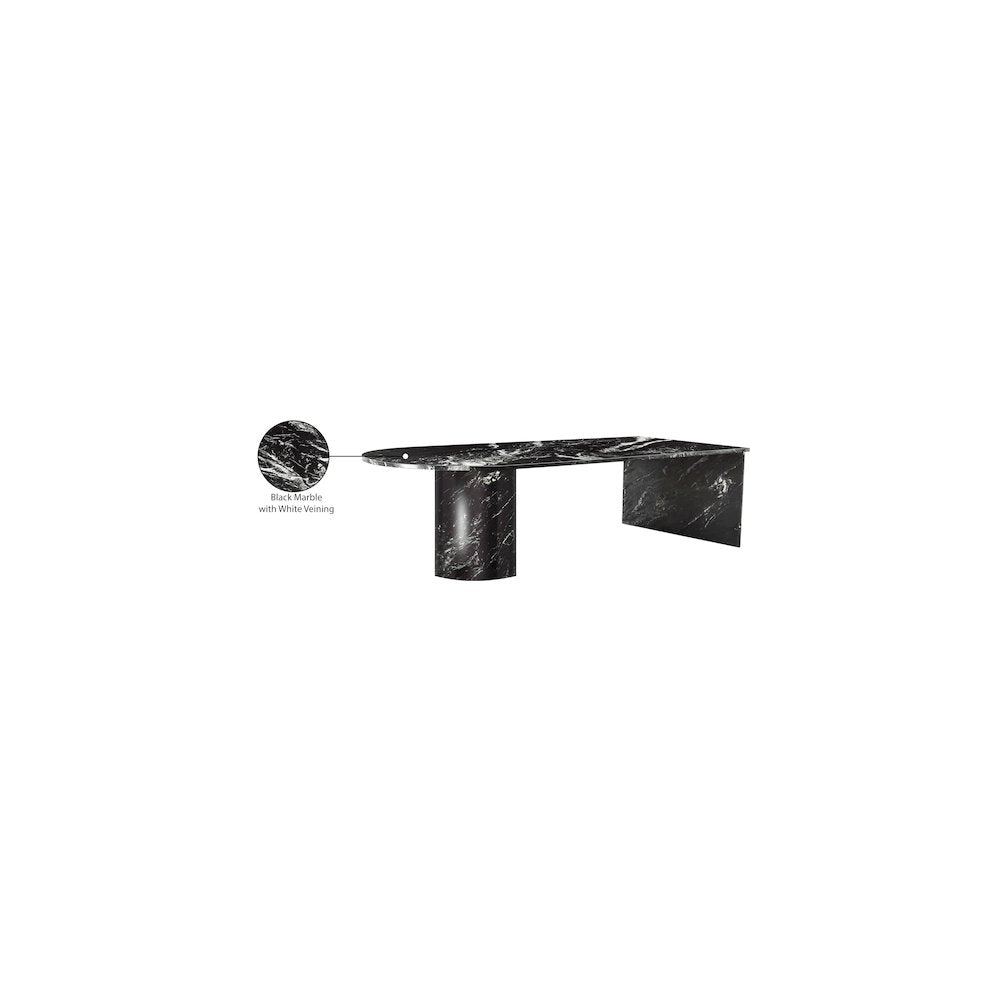 Salerno Black Coffee Table