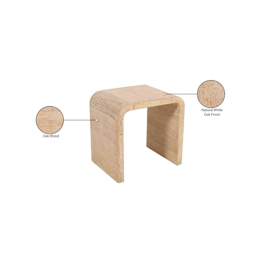 Cresthill White Oak End Table