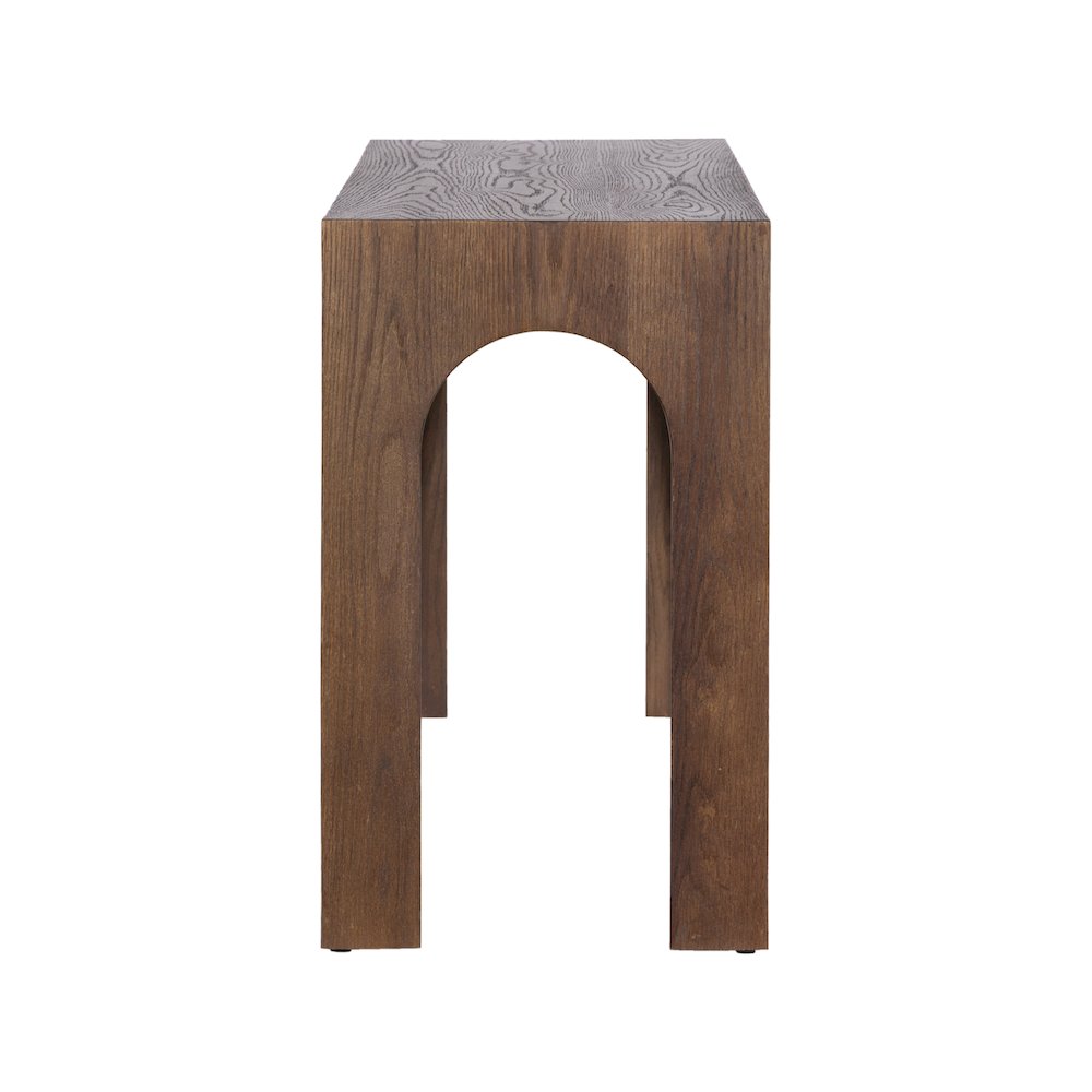 Arch Brown Console Table