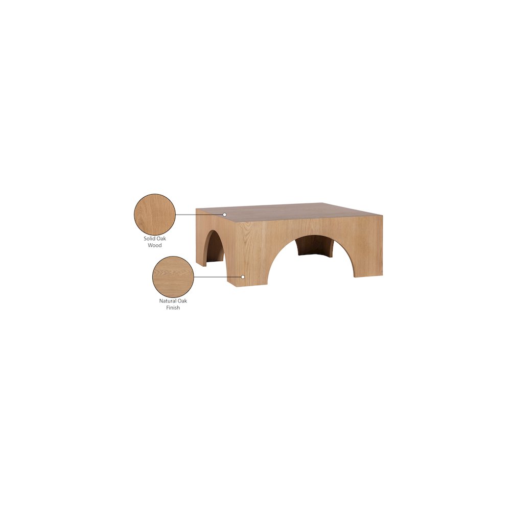 Arch Oak Coffee Table