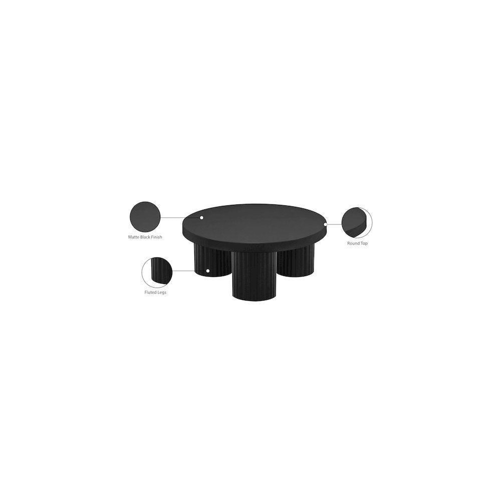 Rhodes Black Coffee Table