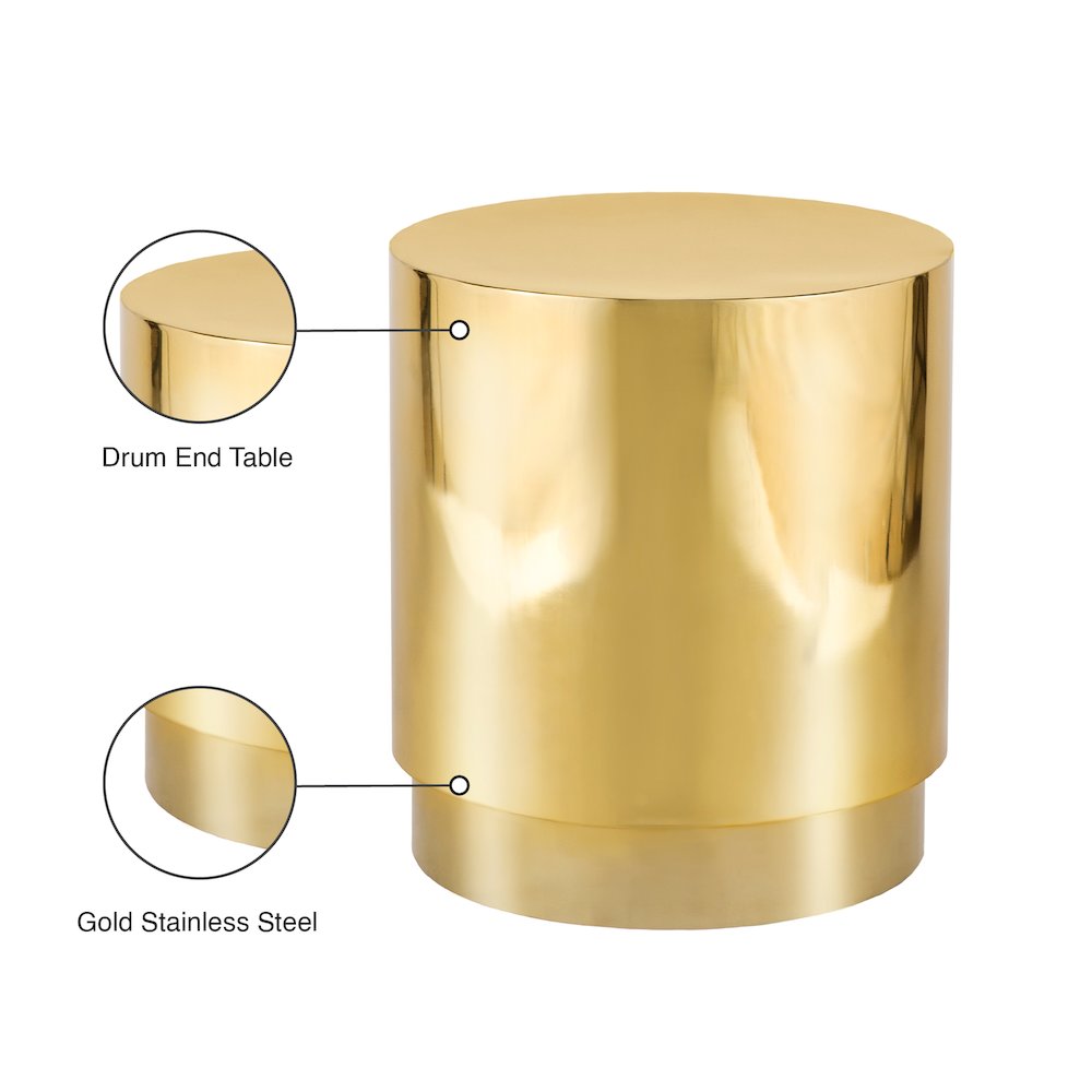 Jazzy Gold End Table