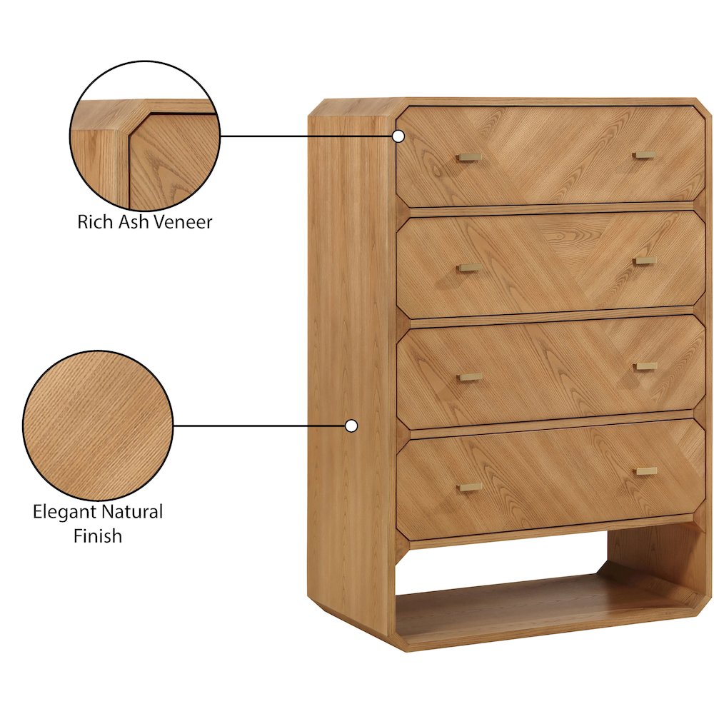 Parker Natural Ash Veneer Chest