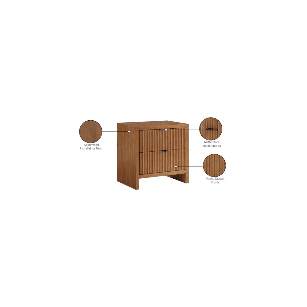 Fairfax Walnut Night Stand