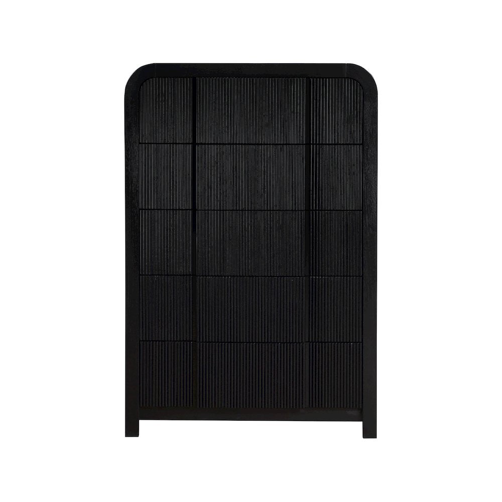 Fluted Black Chest