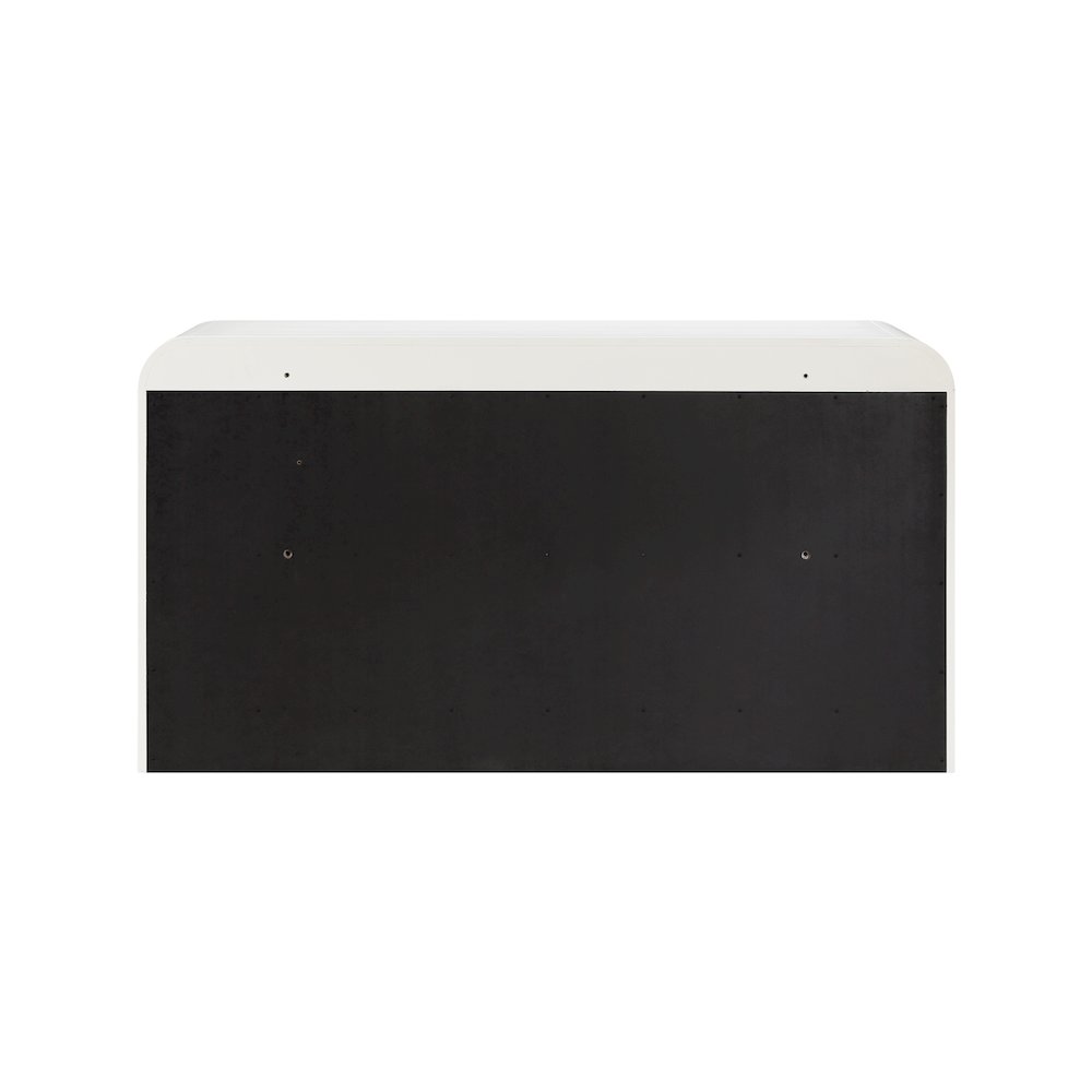 Fluted Cream Dresser