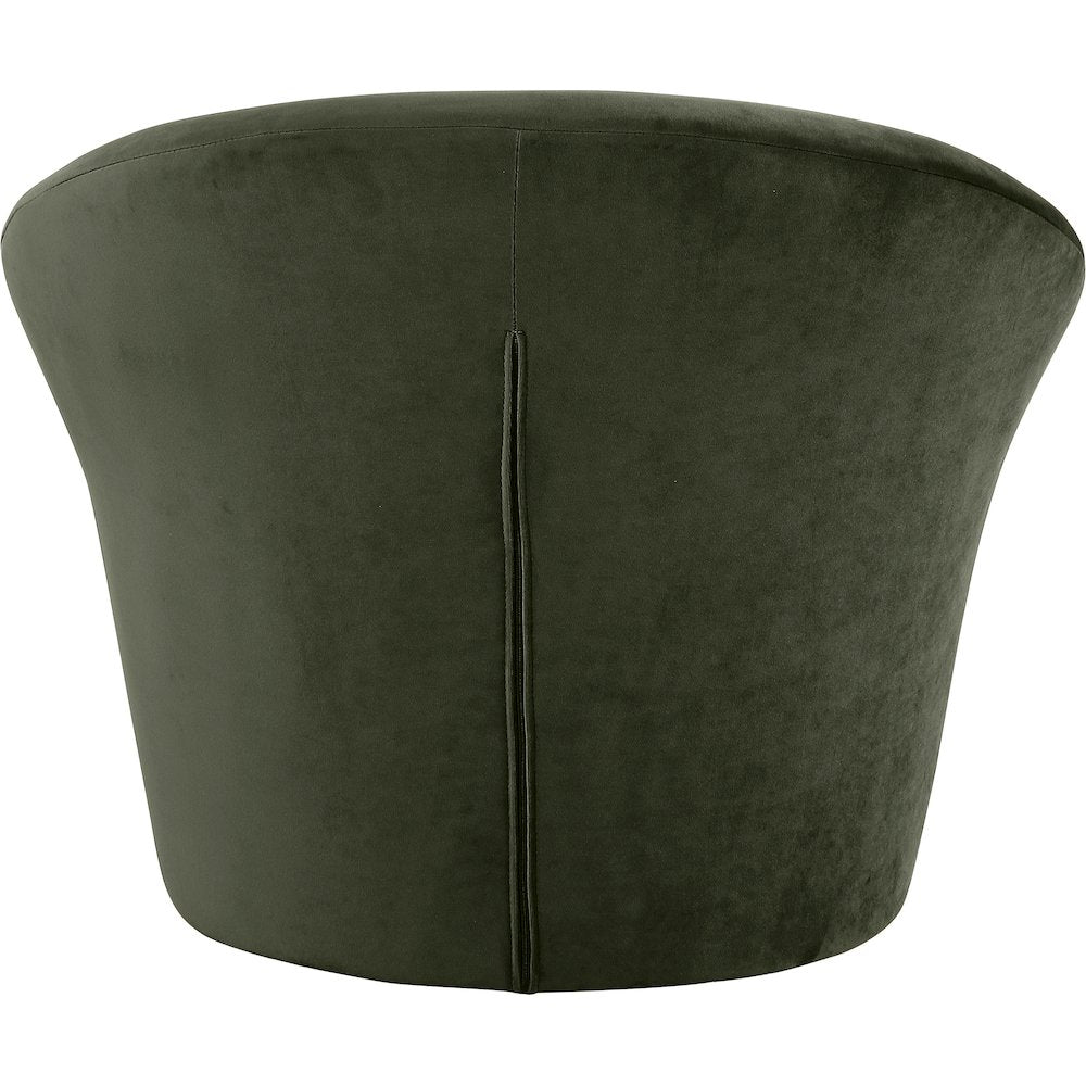 Tristan Green Velvet Accent Chair