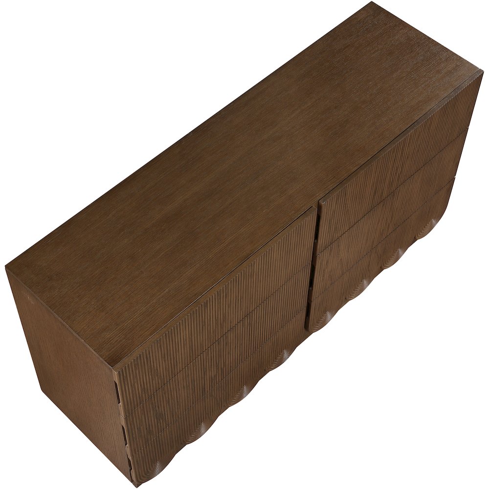 Scallop Brown Dresser