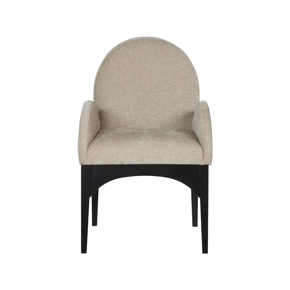 Waldorf Beige Chenille Fabric Dining Chair
