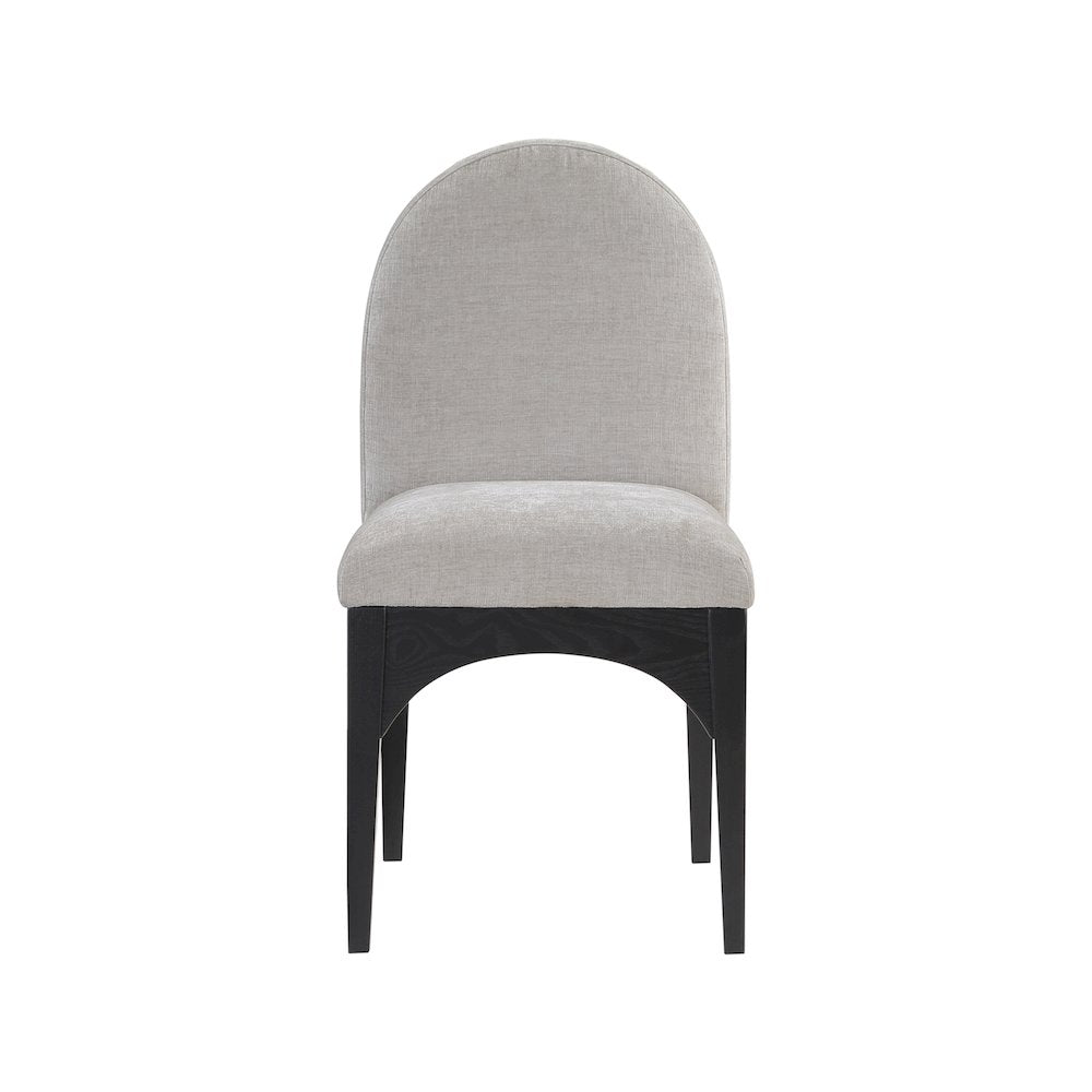 Waldorf Grey Chenille Fabric Dining Chair