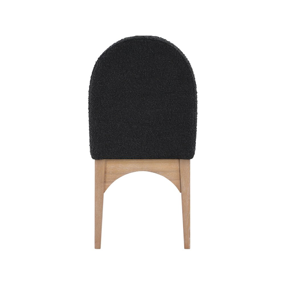 Waldorf Black Boucle Fabric Dining Chair