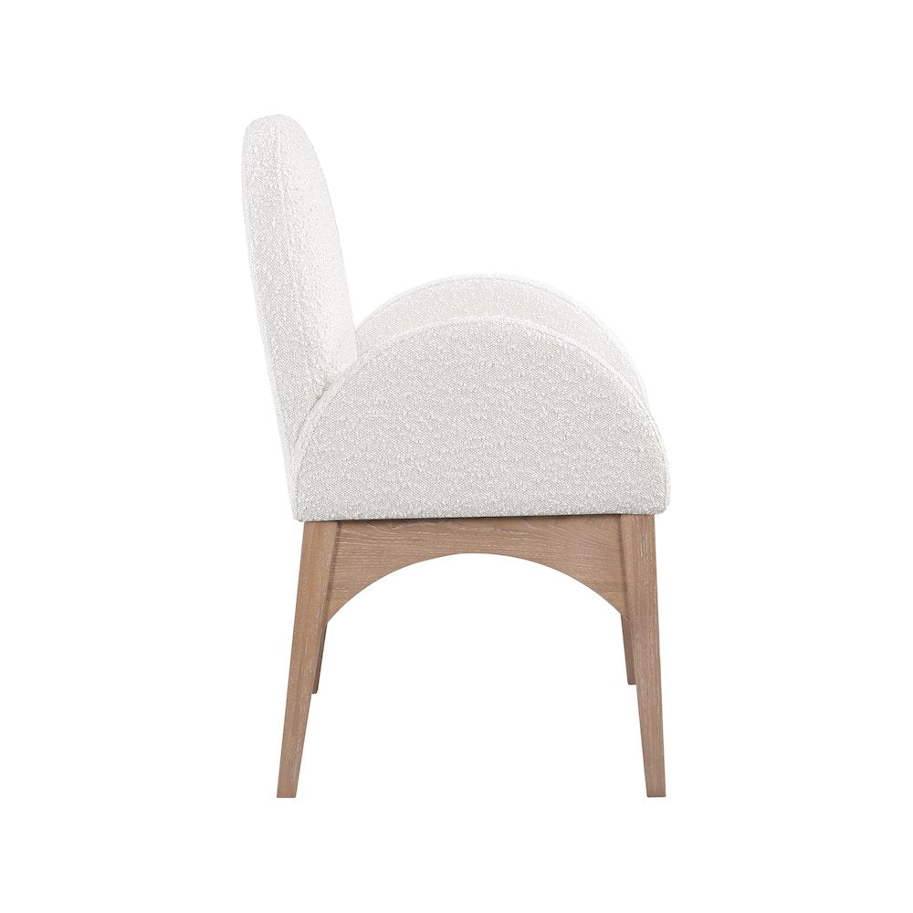 Waldorf Cream Boucle Fabric Dining Chair