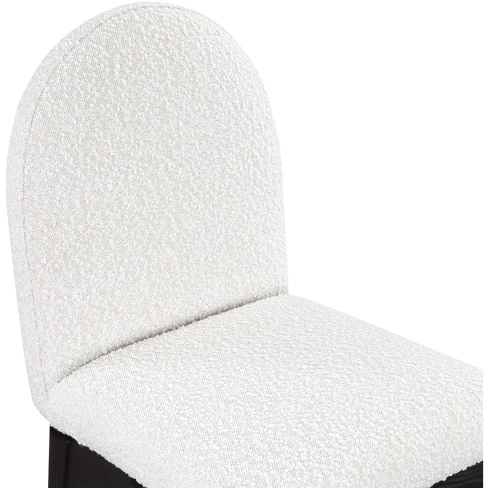 Waldorf Cream Boucle Fabric Dining Chair