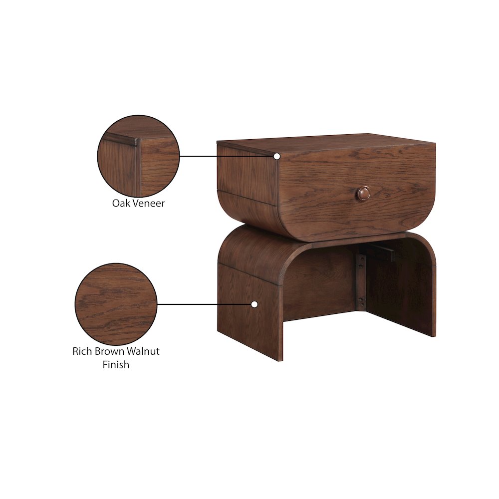 Jace Brown Night Stand