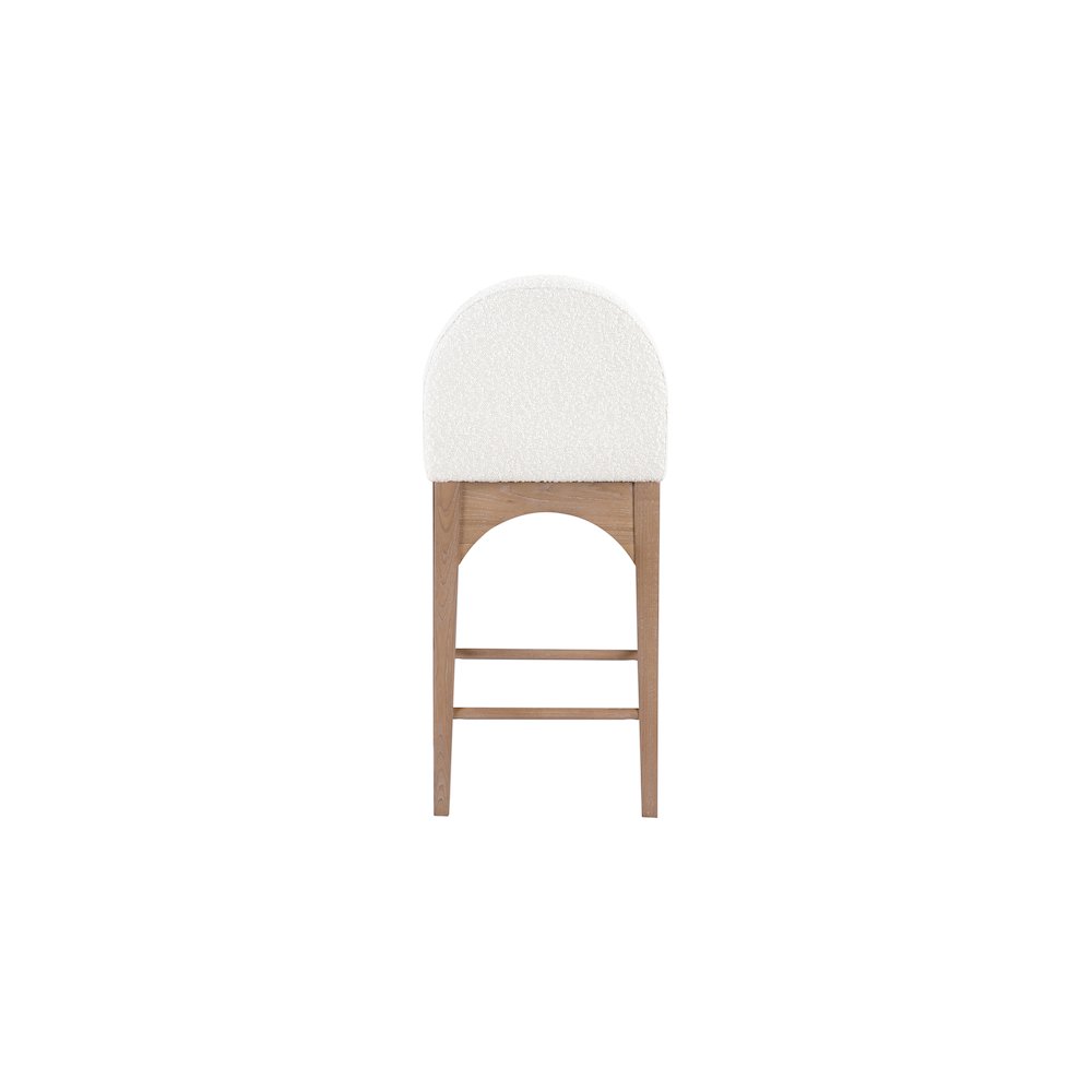 Waldorf Cream Boucle Fabric Stool