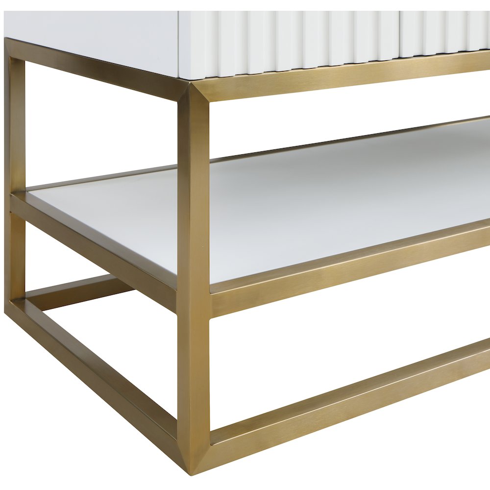 Monad White Bathroom Vanity