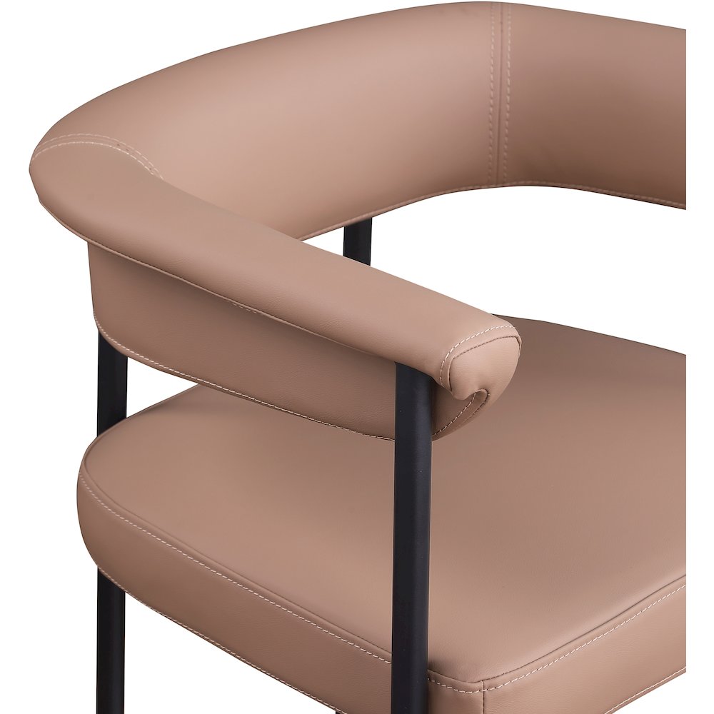 Malin Tan Vegan Leather Counter Stool, Set of 2