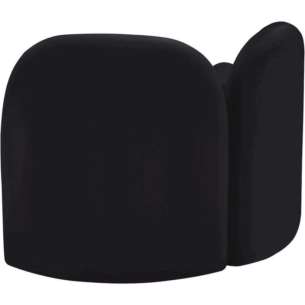 Daphne Black Velvet Chair