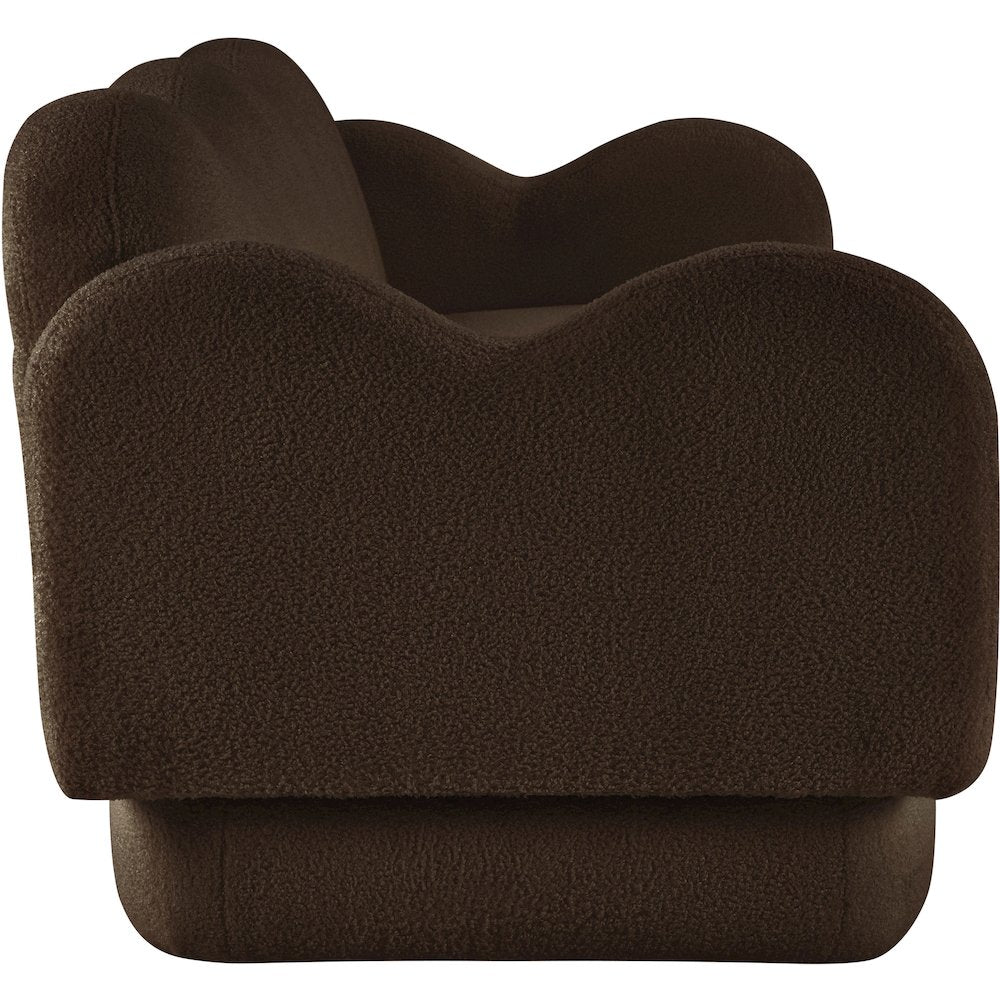 Bloom Brown Teddy Fabric Sofa