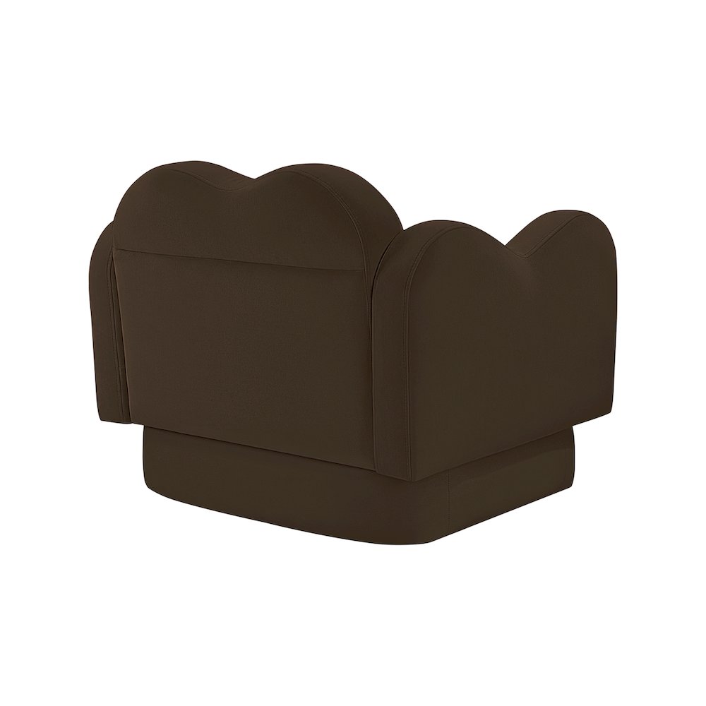 Bloom Brown Velvet Chair
