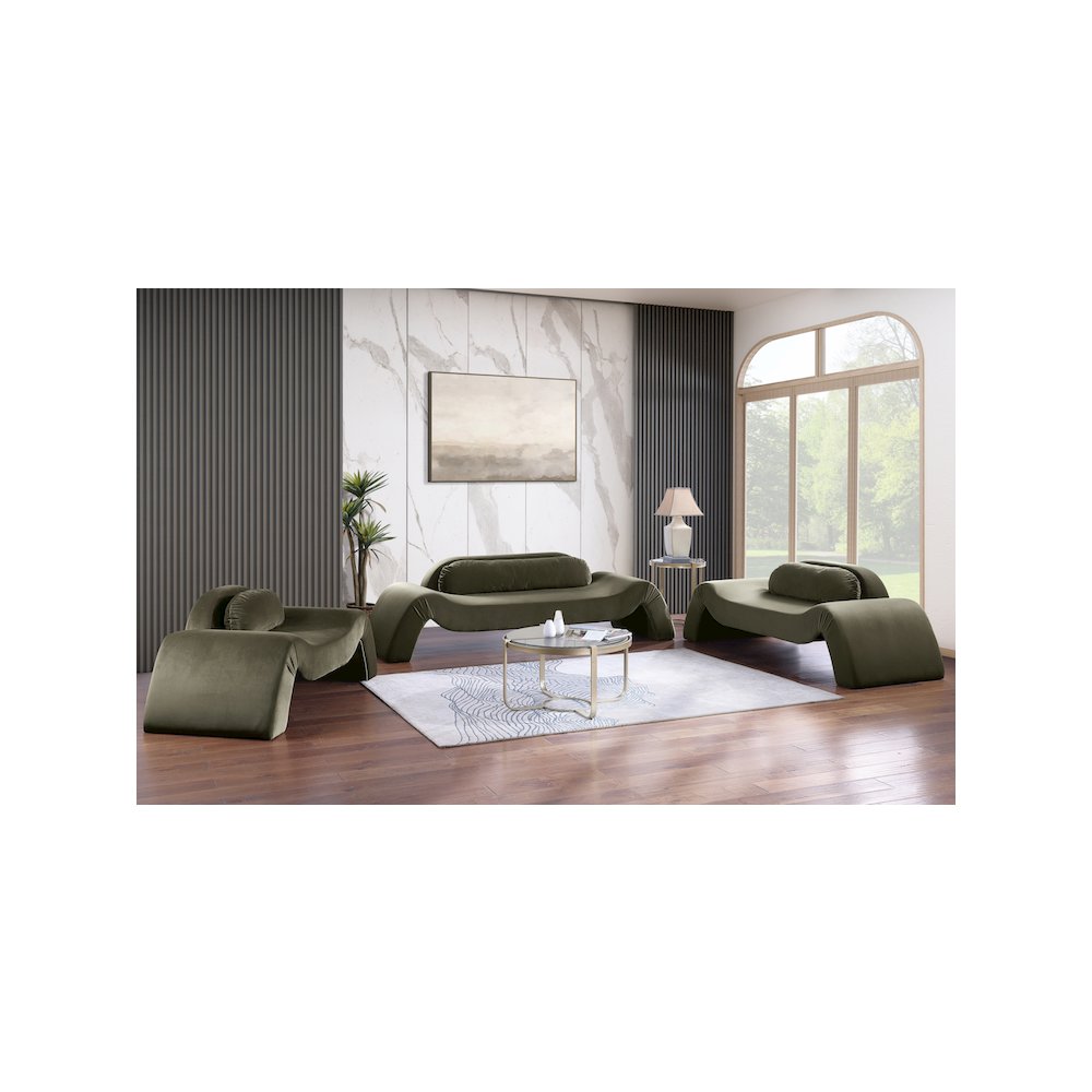 Austin Green Velvet Chair