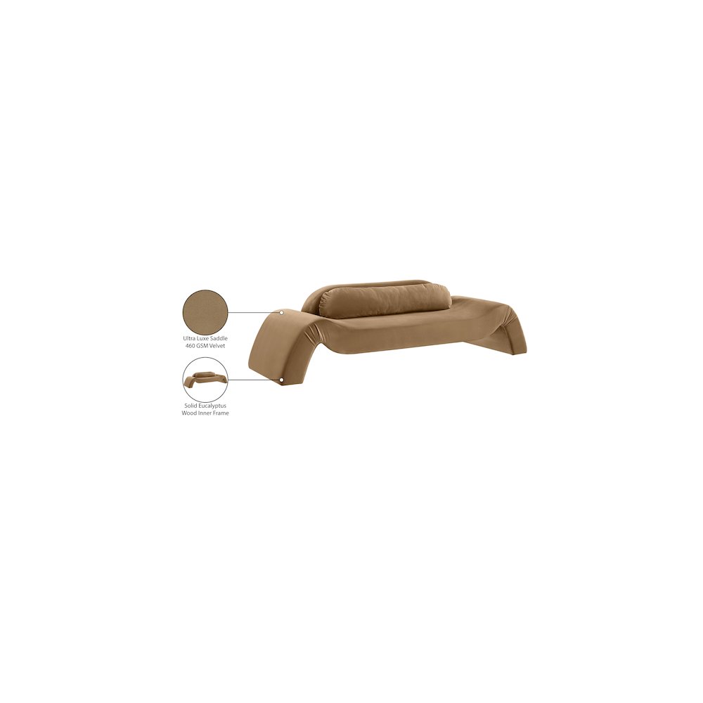 Austin Saddle Velvet Sofa