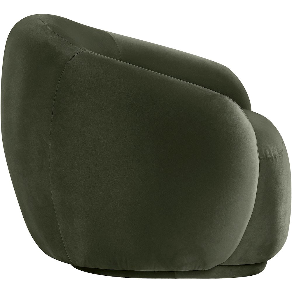 Emery Green Velvet Chair