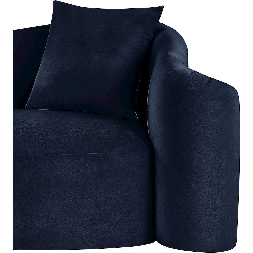 Destin Navy Velvet Sofa