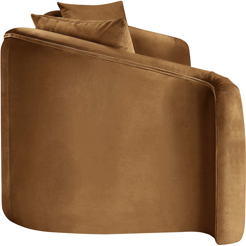 Destin Saddle Velvet Sofa