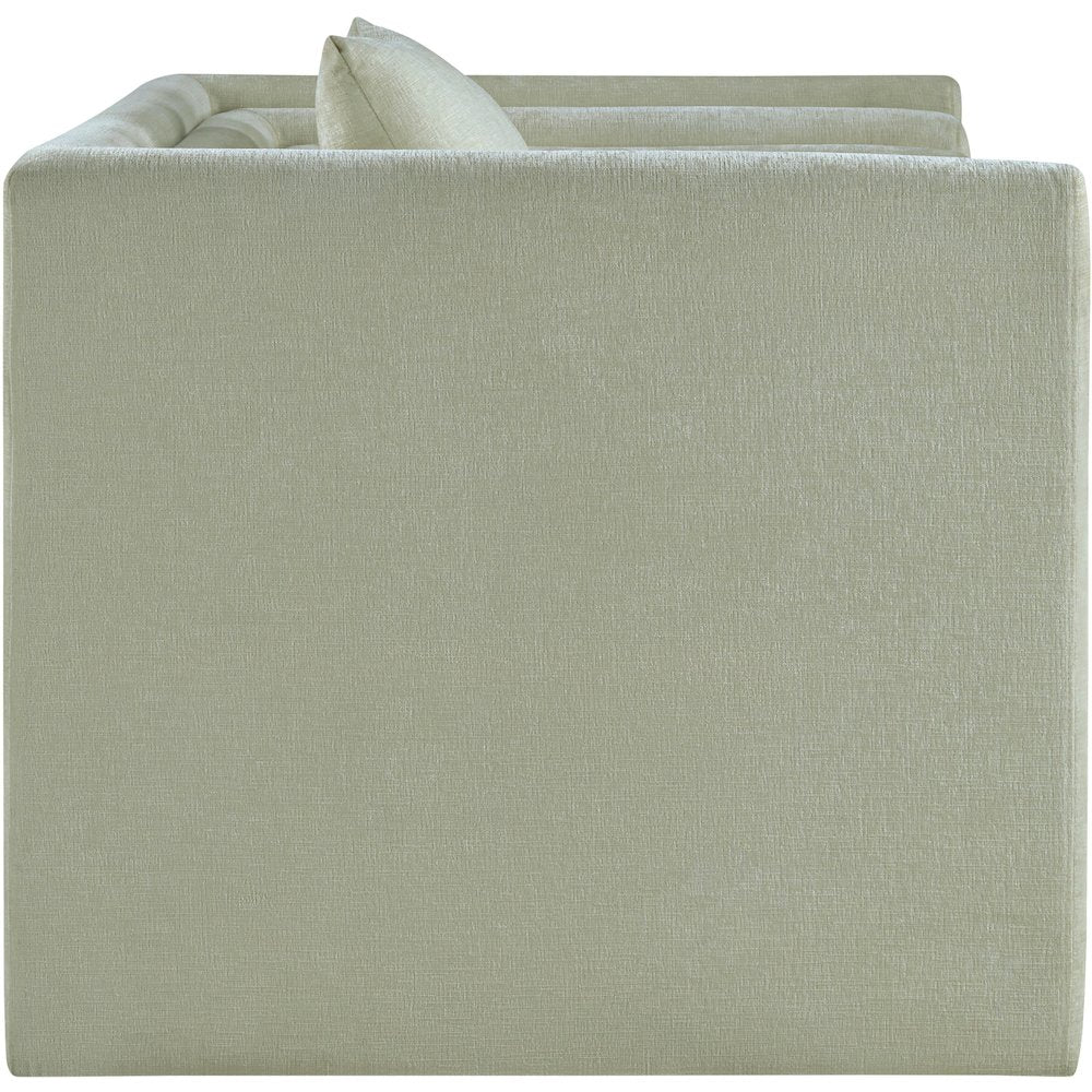 Everett Mint Chenille Fabric Chair