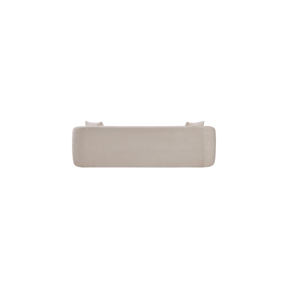 Penelope Beige Chenille Fabric Sofa