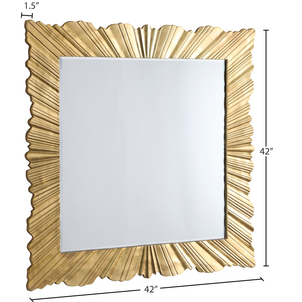 Golda Gold Leaf Mirror