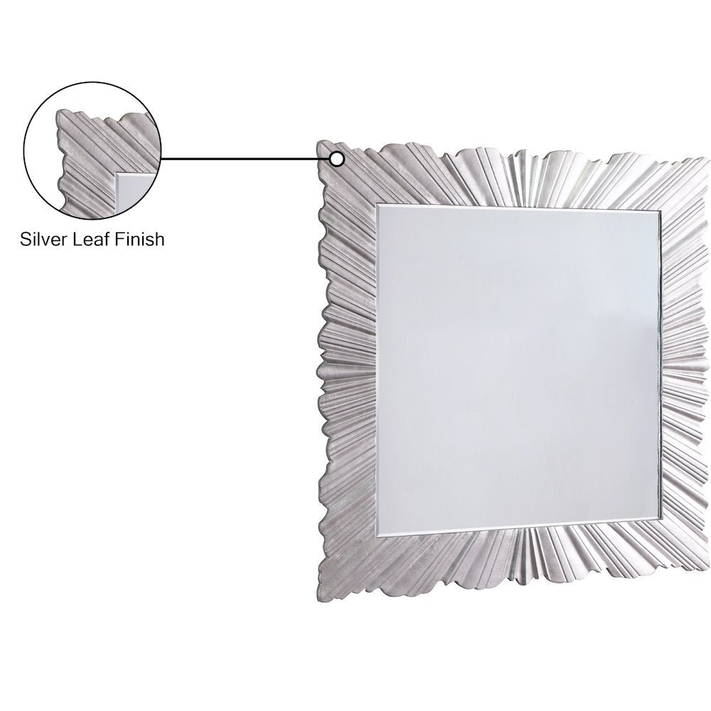 Silverton Silver Leaf Mirror