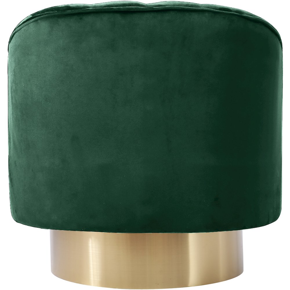 Farrah Green Velvet Accent Chair