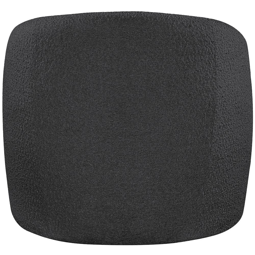 Acadia Black Boucle Fabric Accent Chair