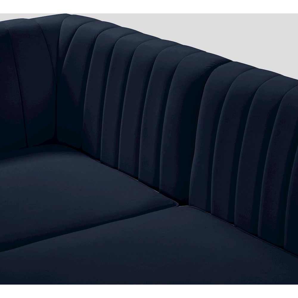 Alina Navy Velvet Modular Sectional