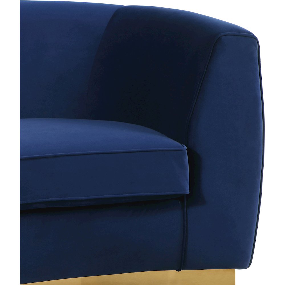 Julian Navy Velvet Sofa