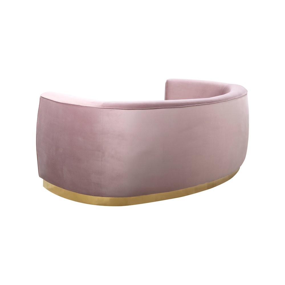 Julian Pink Velvet Sofa