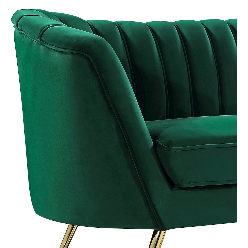 Margo Green Velvet Sofa