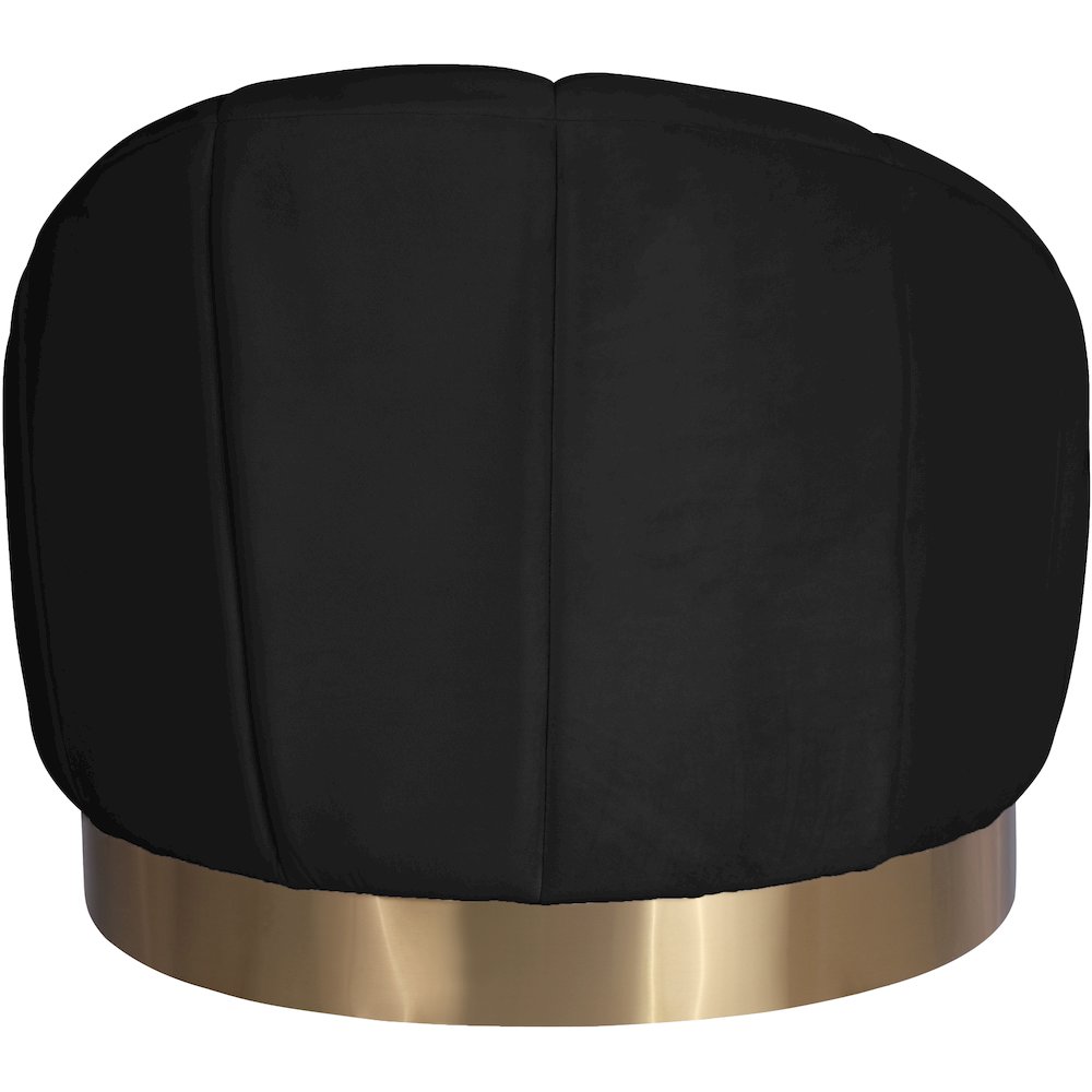Shelly Black Velvet Chair