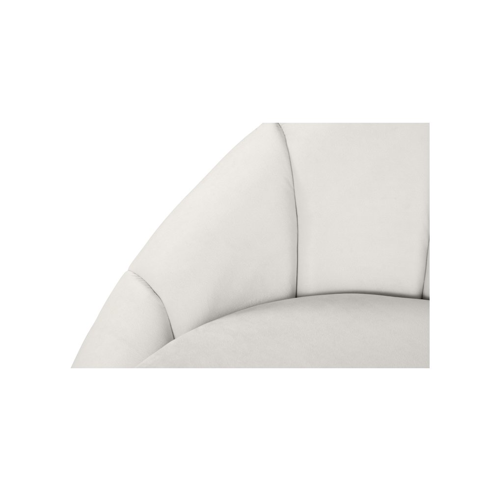 Shelly Cream Velvet Sofa