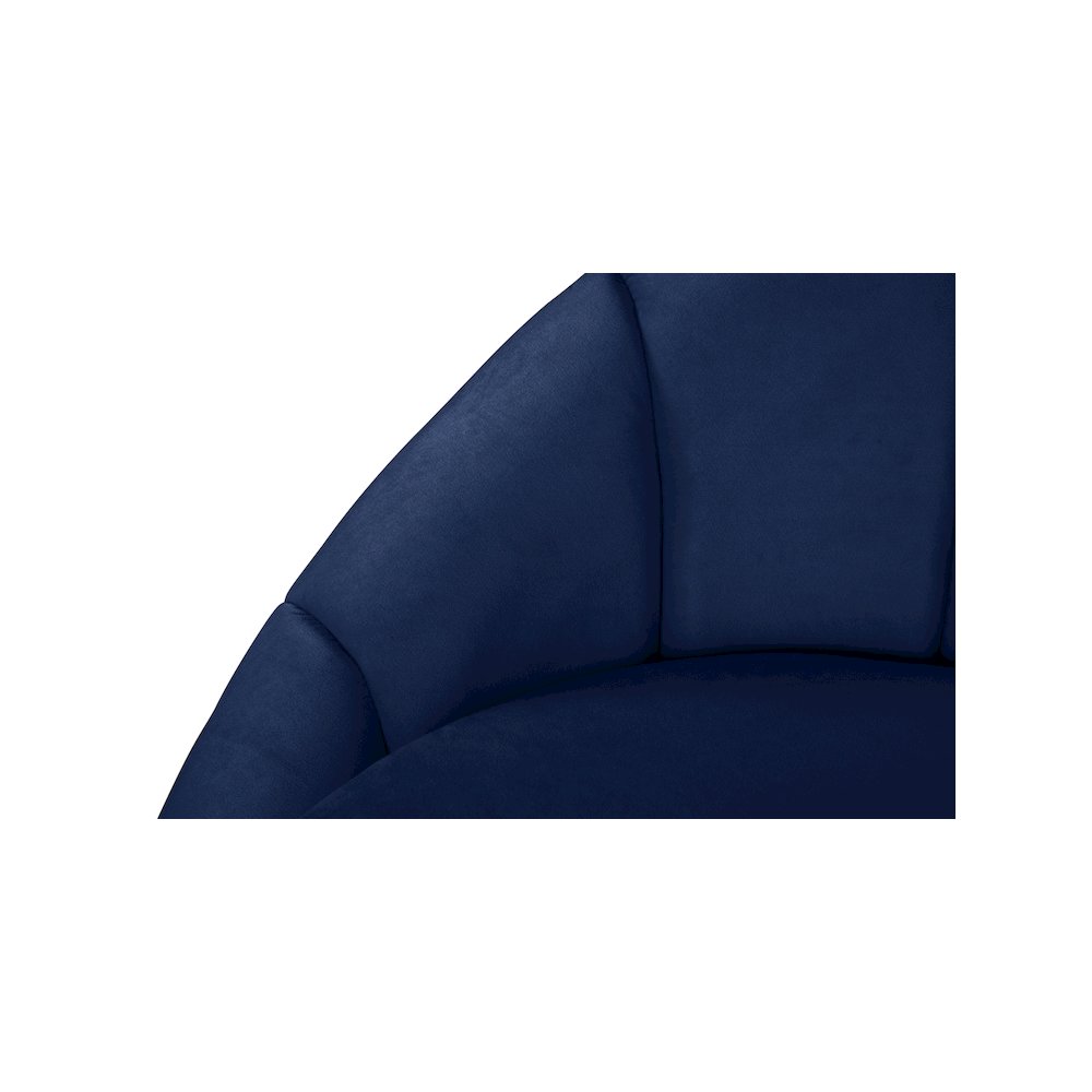 Shelly Navy Velvet Chaise