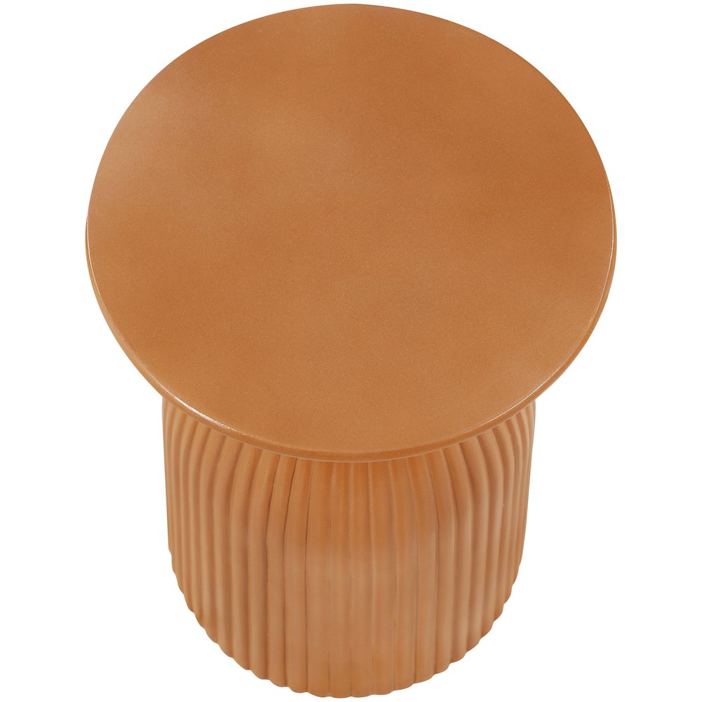 Opani Terracotta Concrete Indoor/Outdoor End Table