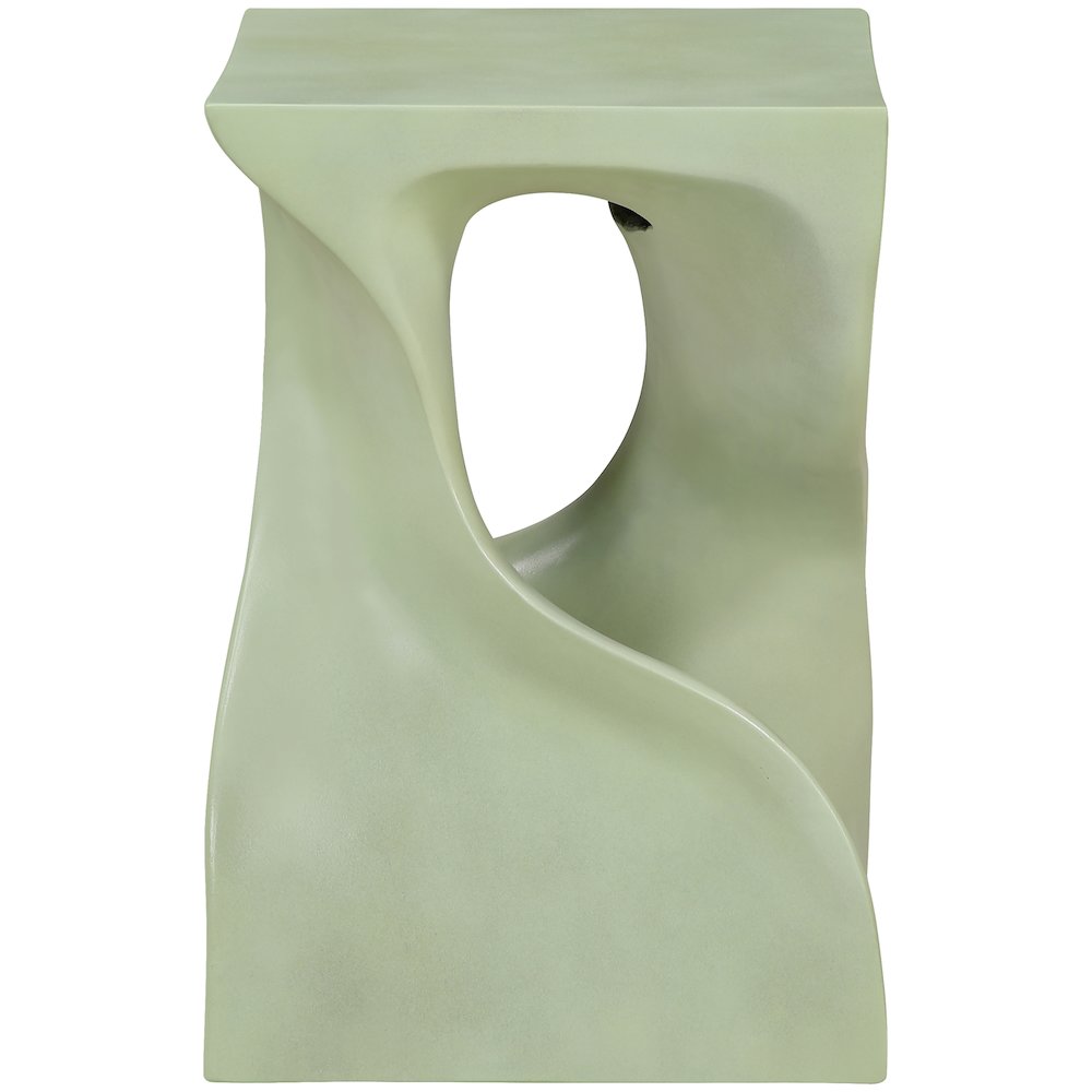 Jula Green Concrete Indoor/Outdoor End Table