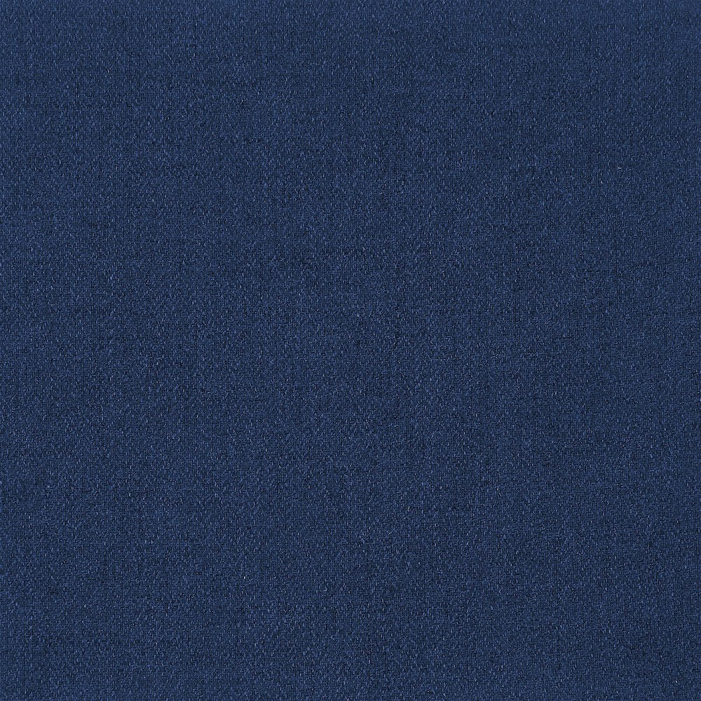 Cube Navy Durable Linen Textured Armless Chair
