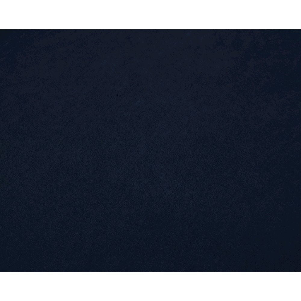 Cozy Navy Velvet Ottoman