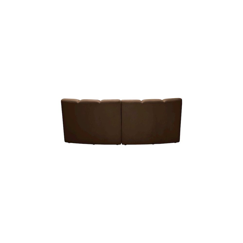 Infinity Brown Velvet 2pc. Modular Sectional