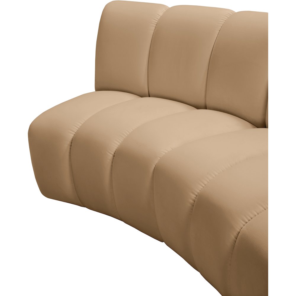 Infinity Camel Velvet 11pc. Modular Sectional