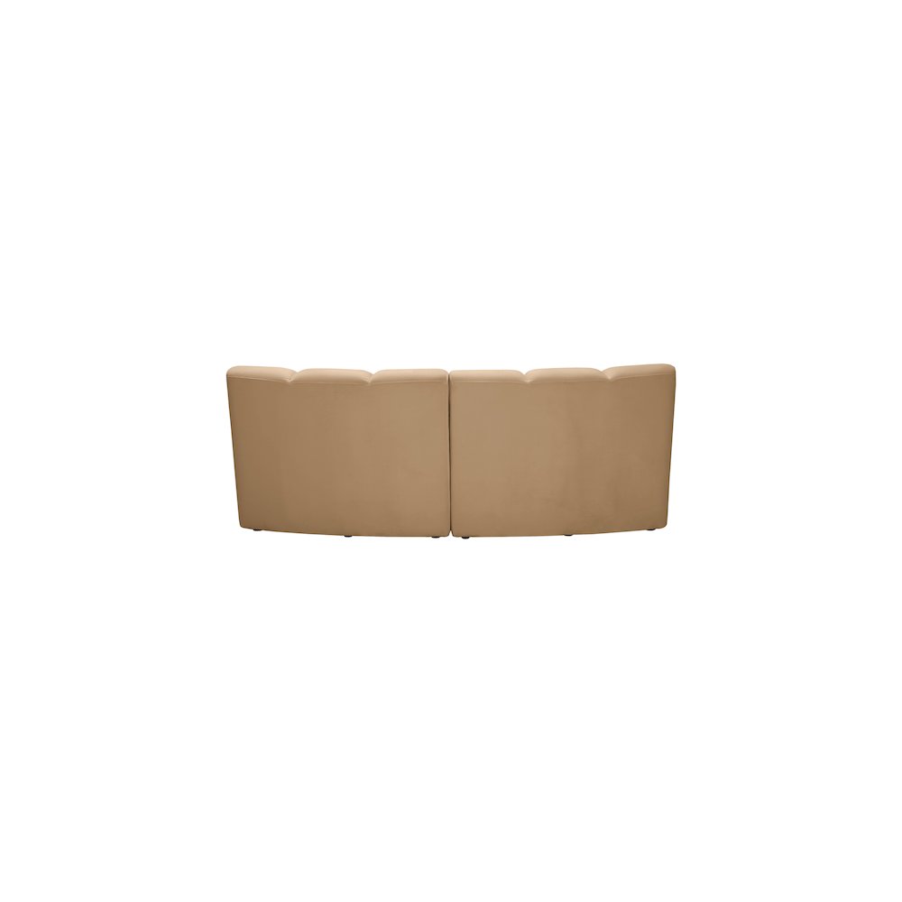 Infinity Camel Velvet 2pc. Modular Sectional
