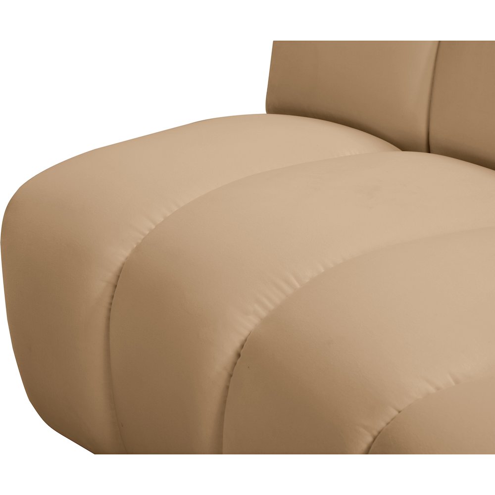 Infinity Camel Velvet 3pc. Modular Sectional